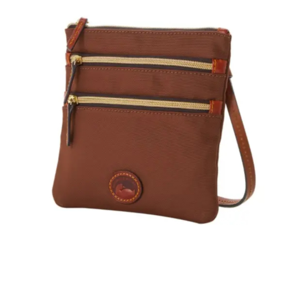 Dooney & BOURKE Nylon North South Triple Zip Bag